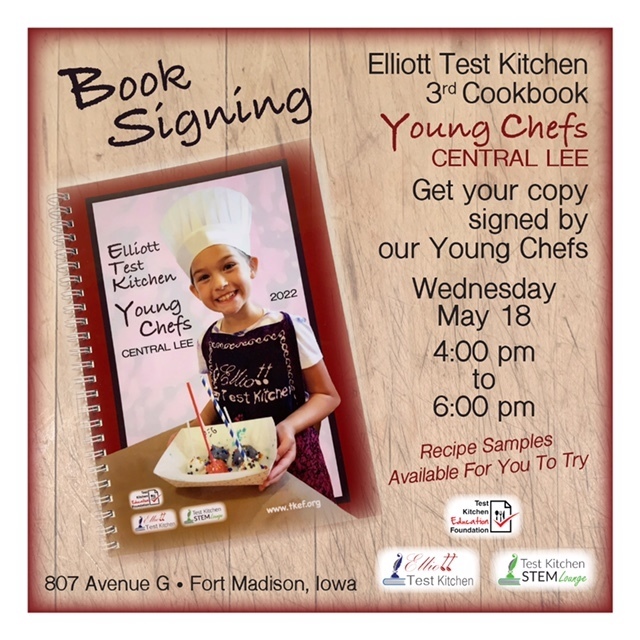 Cookbook signing 